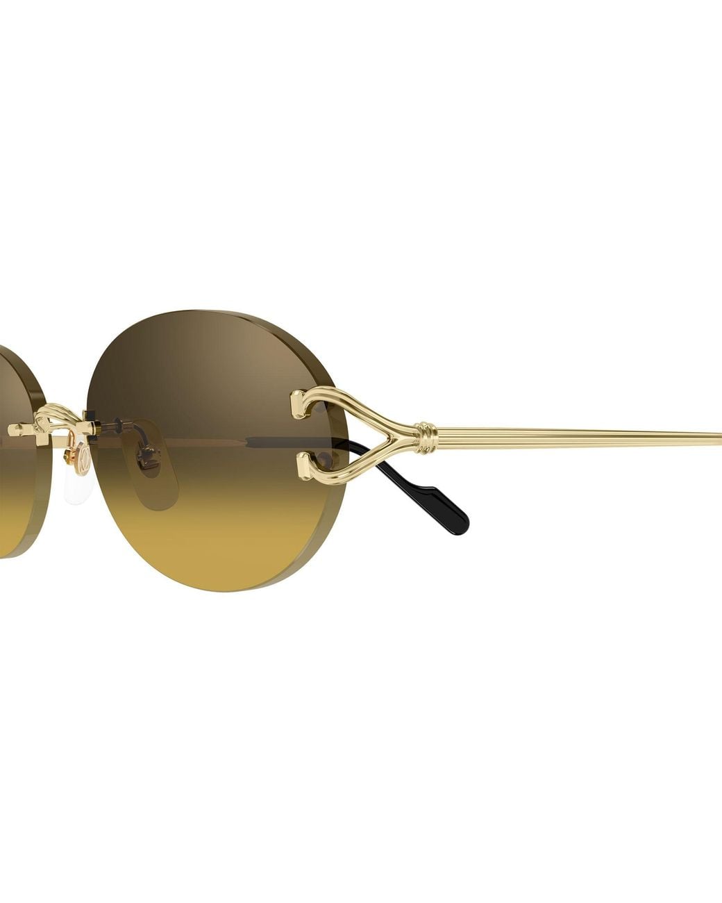 Cartier Multicolor Round Frame Sunglasses for men