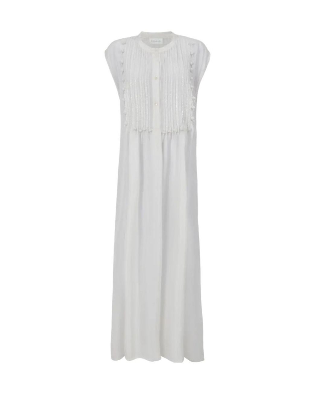 P.A.R.O.S.H. White Long Maxi Dress