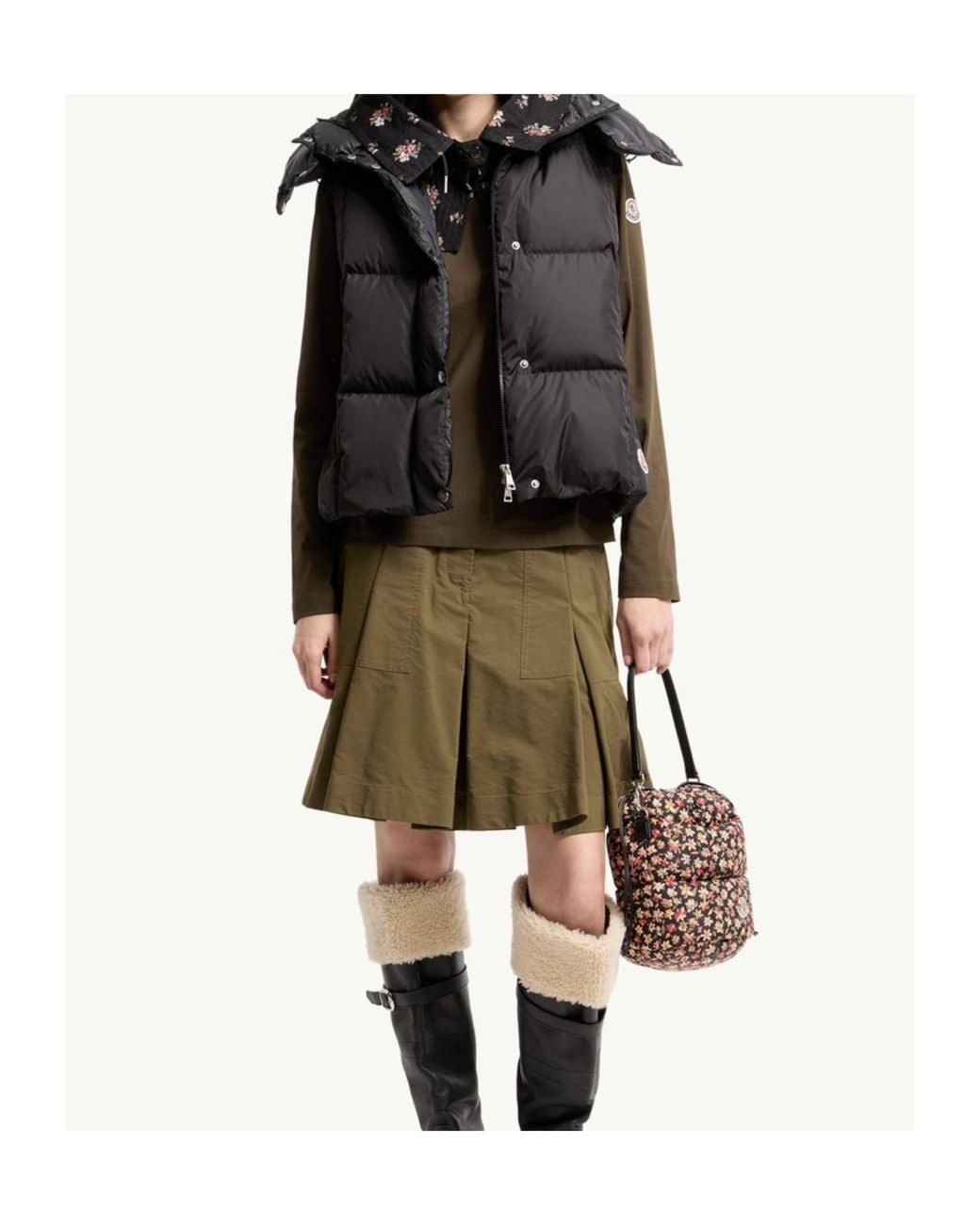 Moncler Black Macareux Down Vest