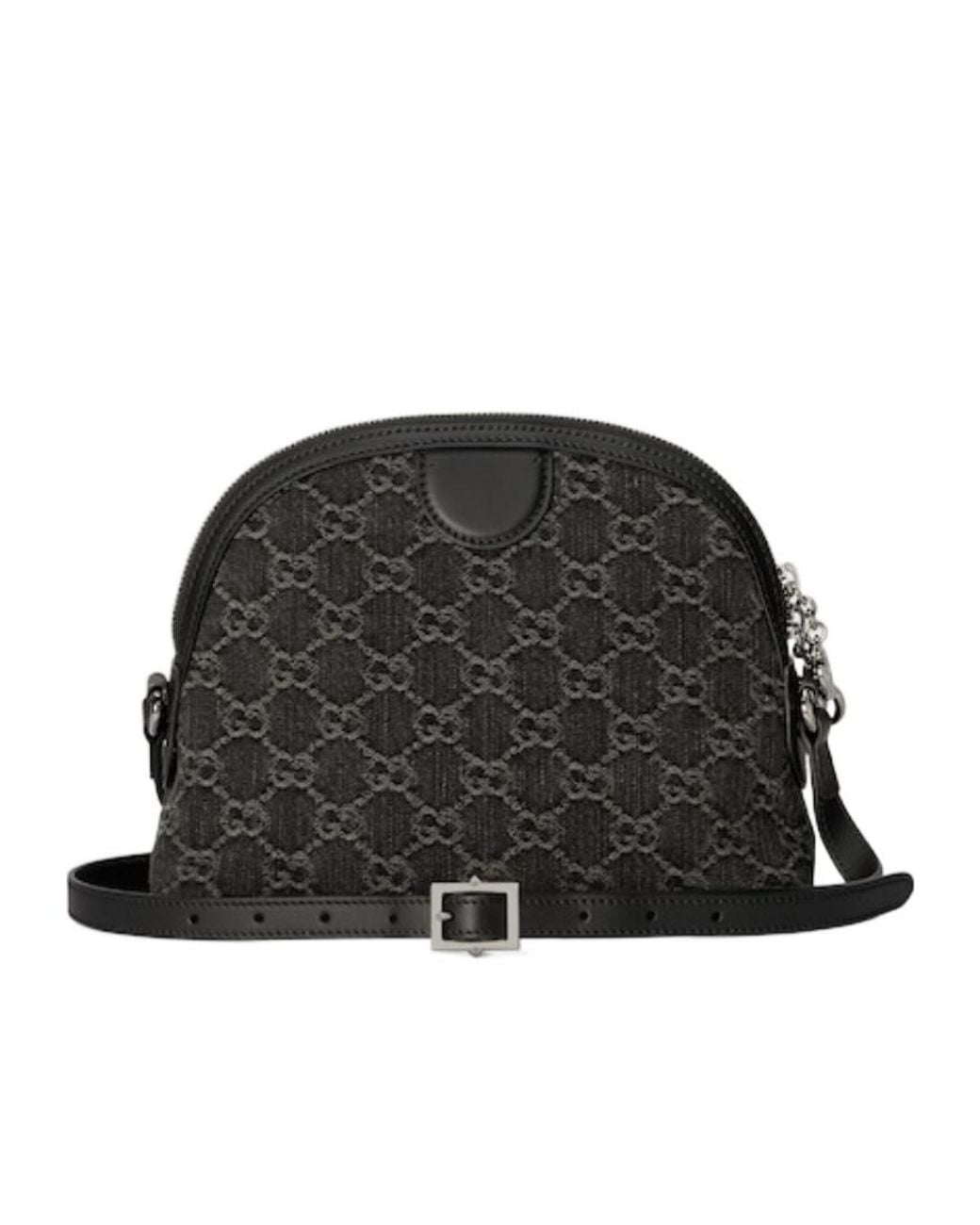 Gucci Black Ophidia Gg Small Shoulder Bag