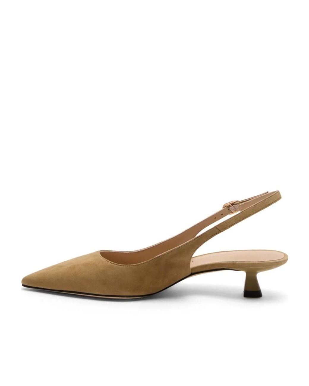 Stuart Weitzman Brown Stuart Sculpt Slingback 35