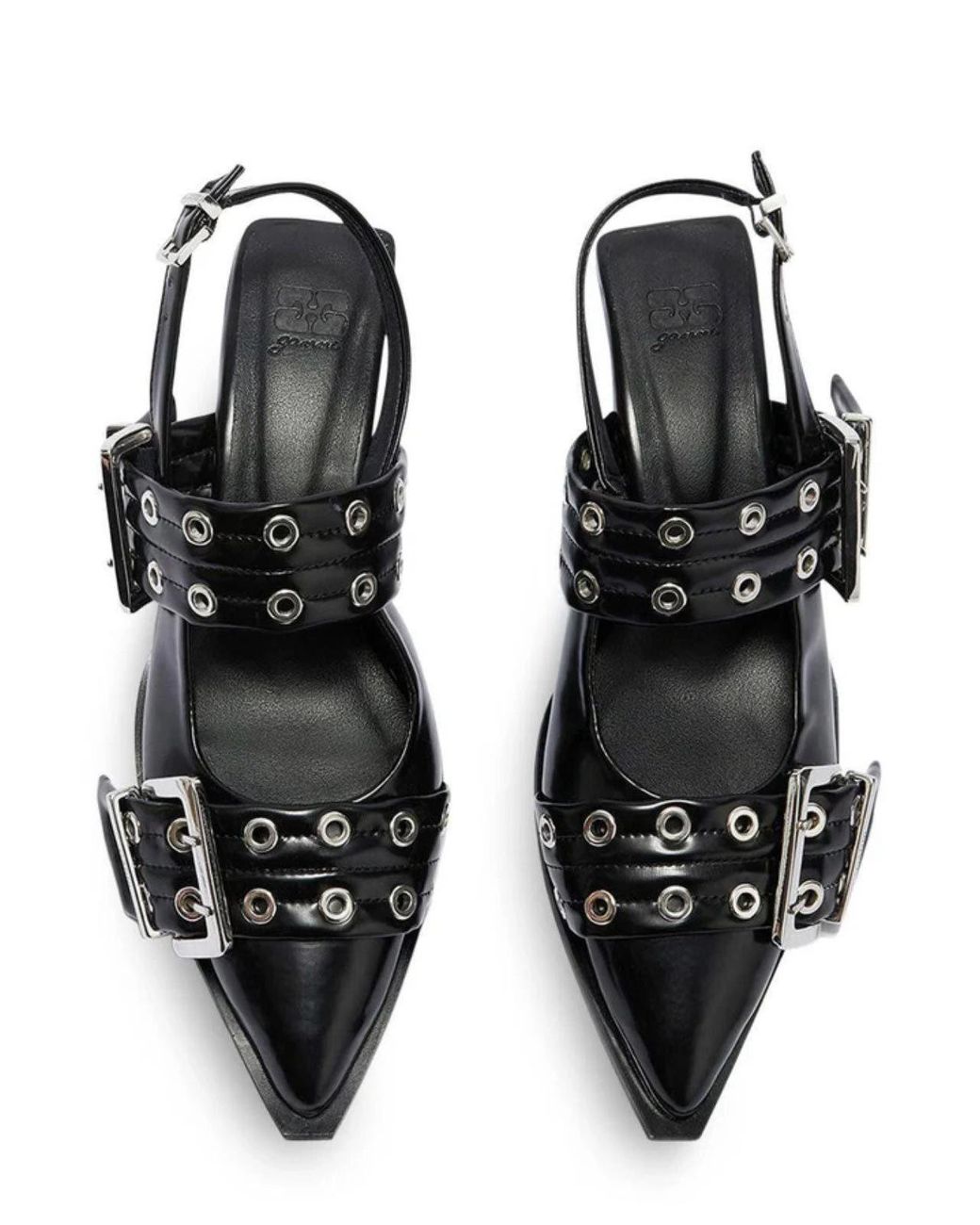 Ganni Black Pumps