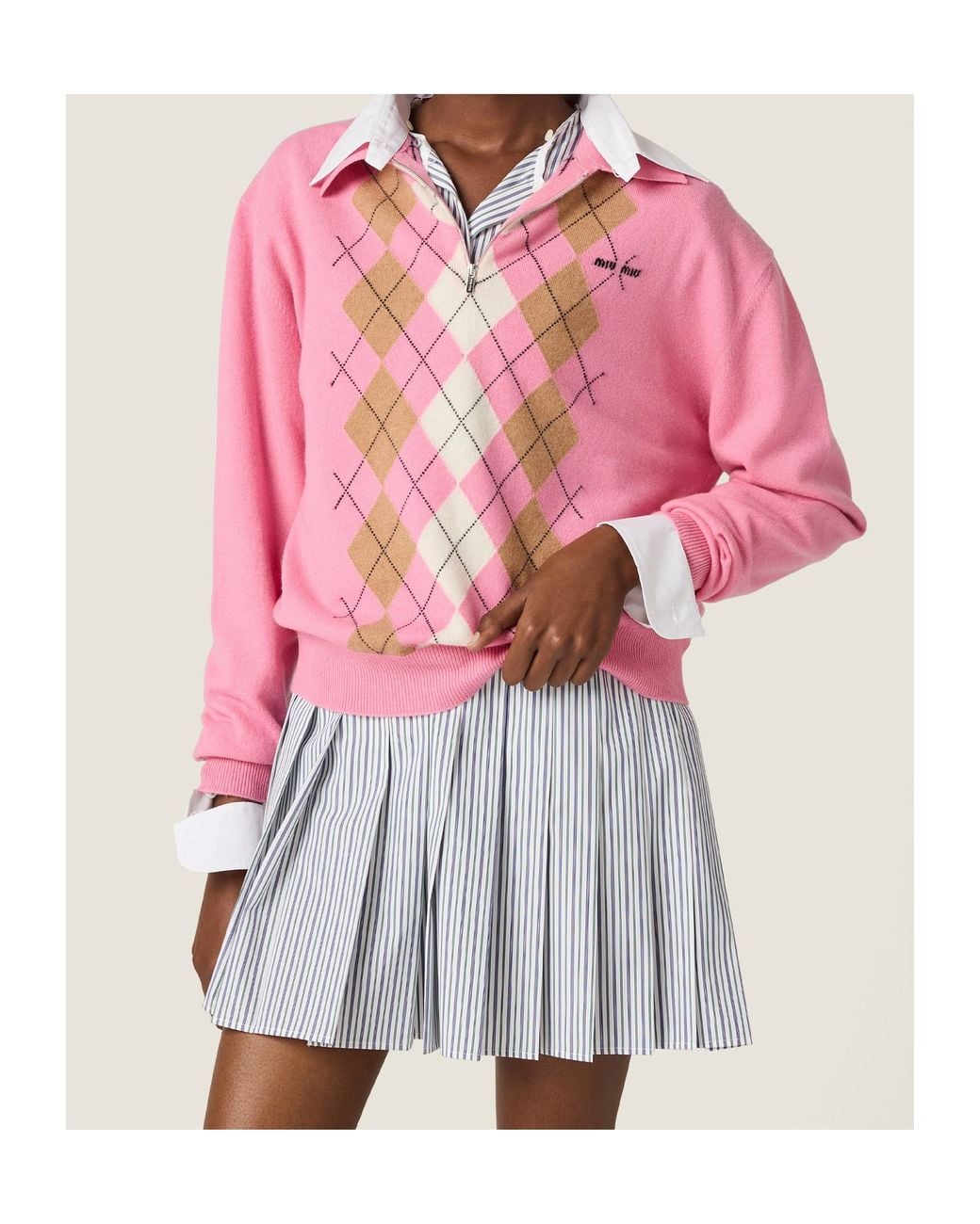 Miu Miu Pink Polo M/L