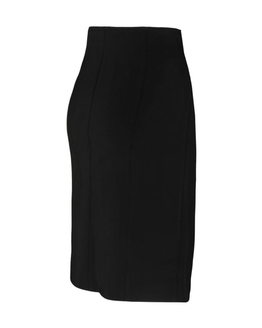 Tom Ford Black Straight Hem Midi Pencil Skirt