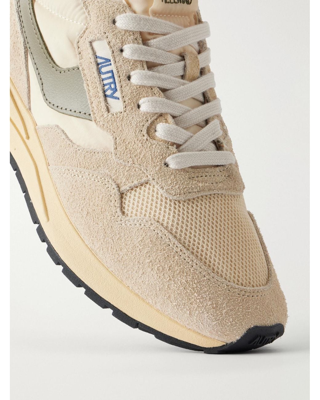 Autry White Reelwind Low-Top Sneakers