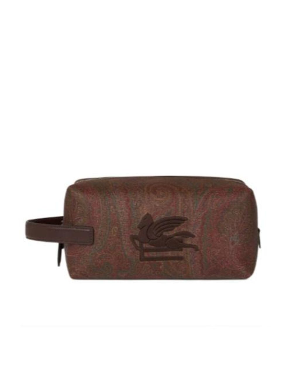 Etro Brown Medium Arnica Pouch Bag for men