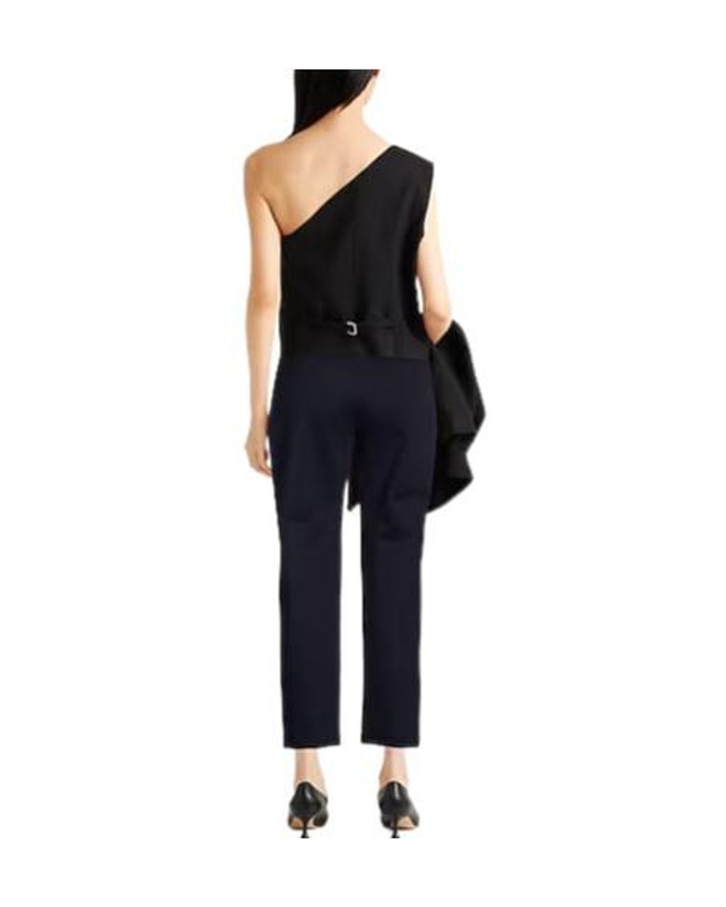 Max Mara Blue Minimalist Tapered Trousers
