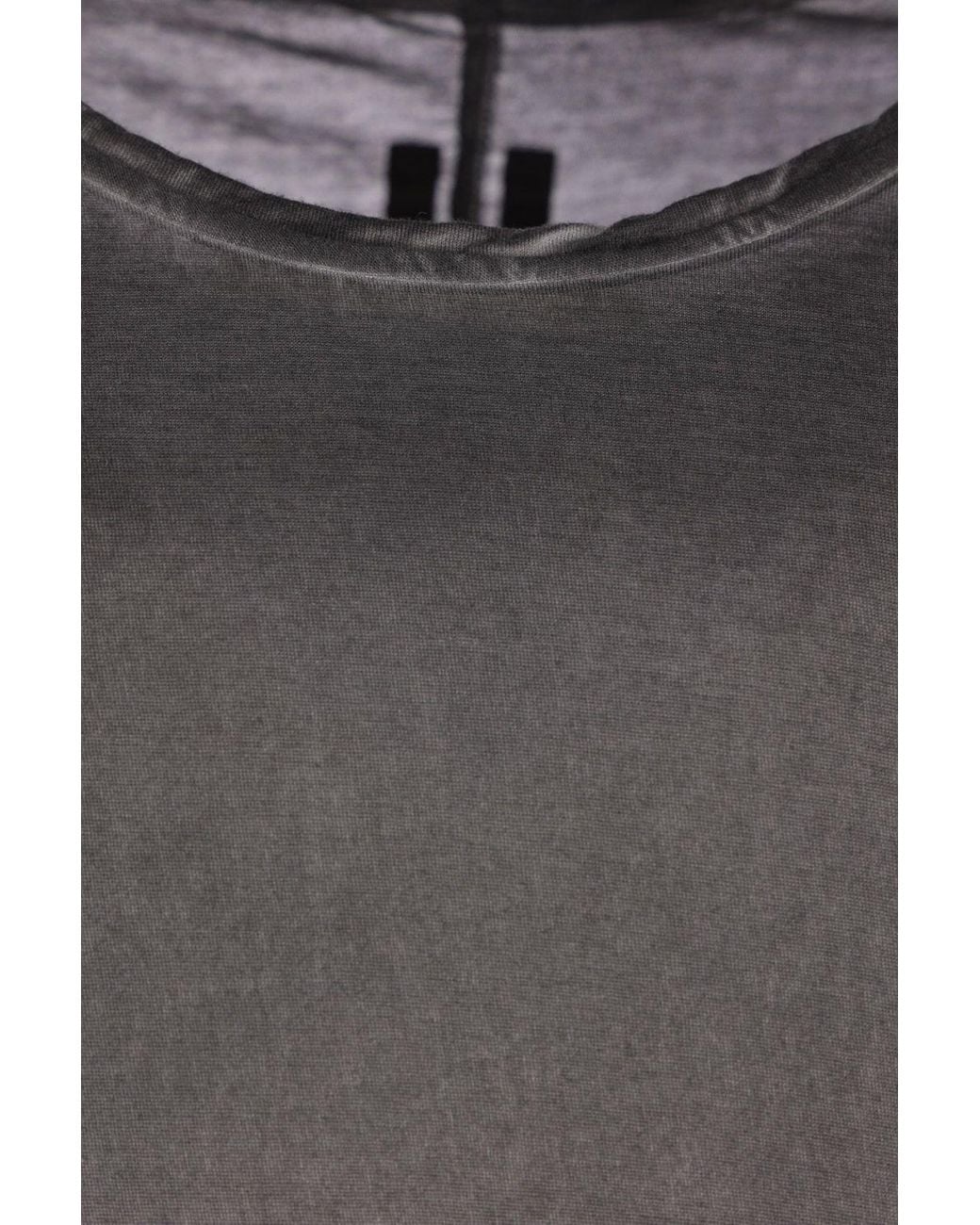 Rick Owens Gray Short-Sleeved Crewneck T-Shirt for men