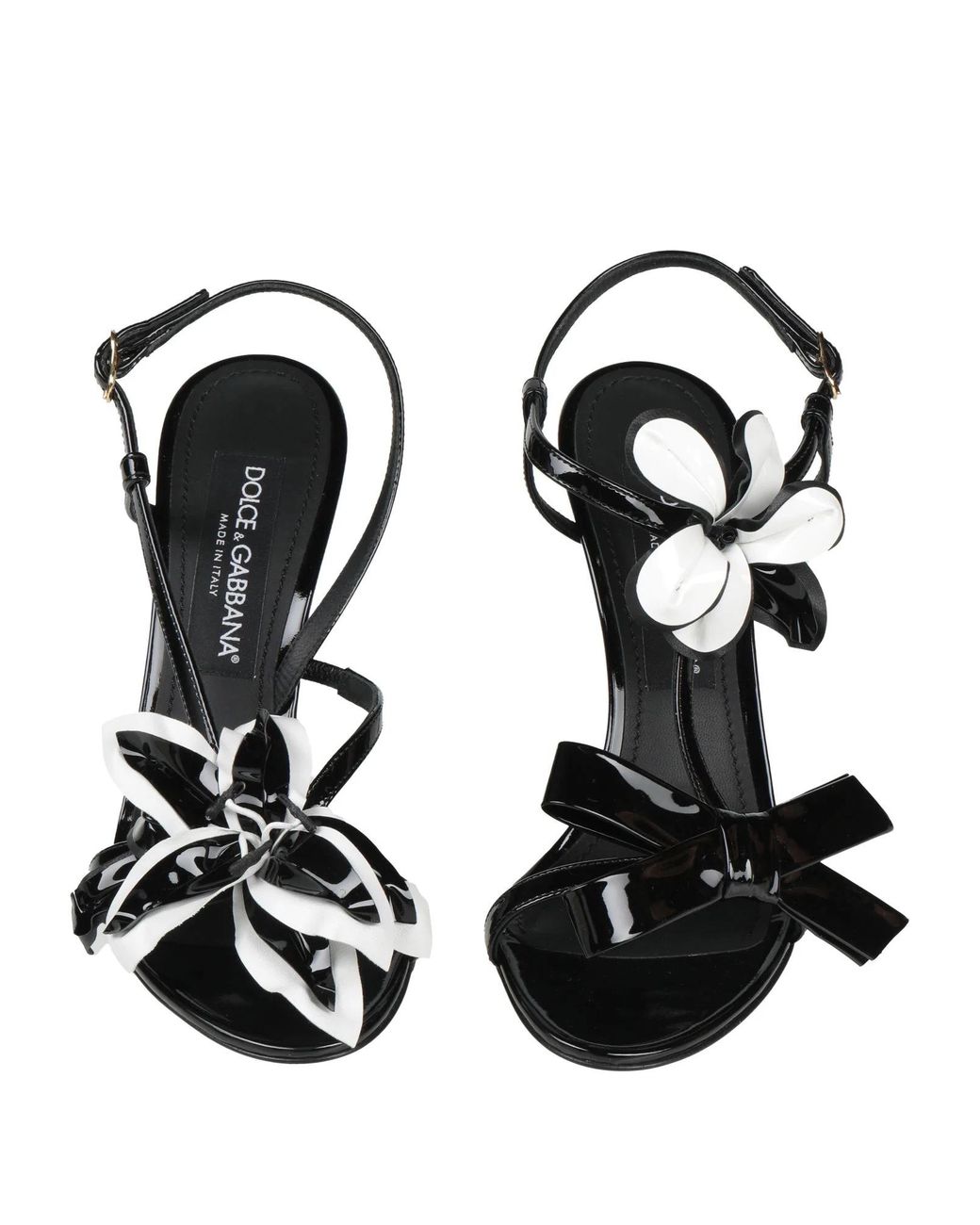 Dolce & Gabbana Metallic Color Block Sandals
