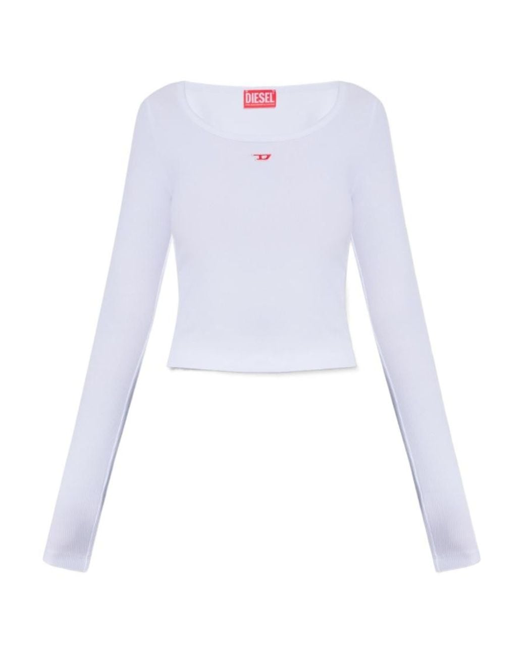 DIESEL White 'T-Ballet-D'T-Shirt
