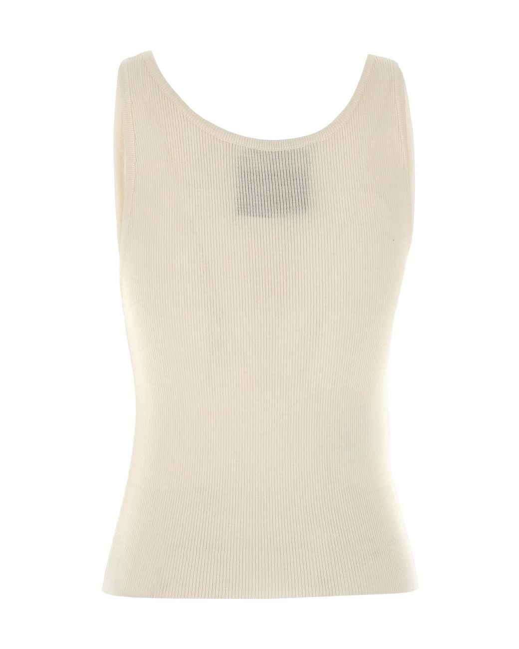 Moschino Natural Sleeveless Vest