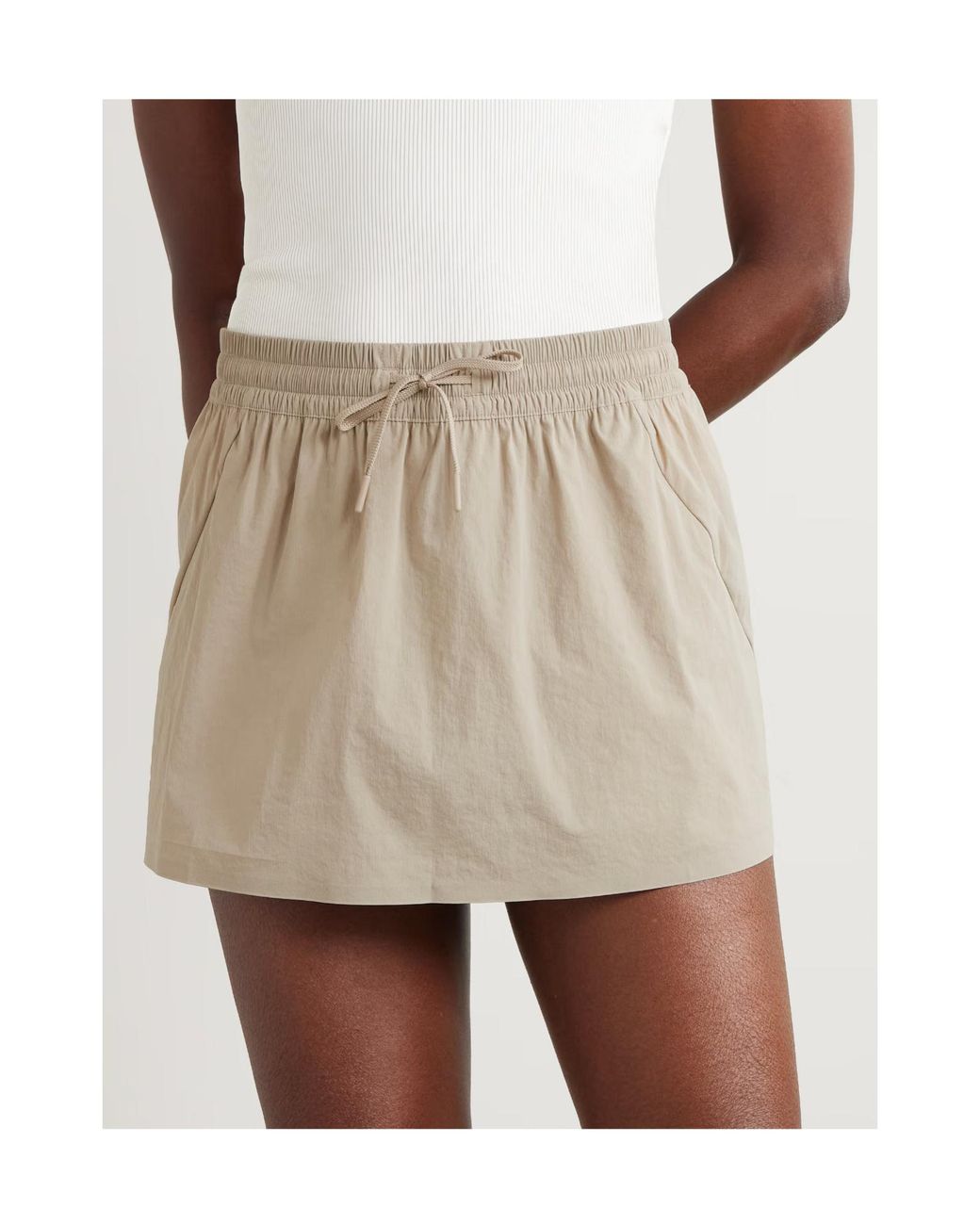 On Shoes Natural Shell Skort