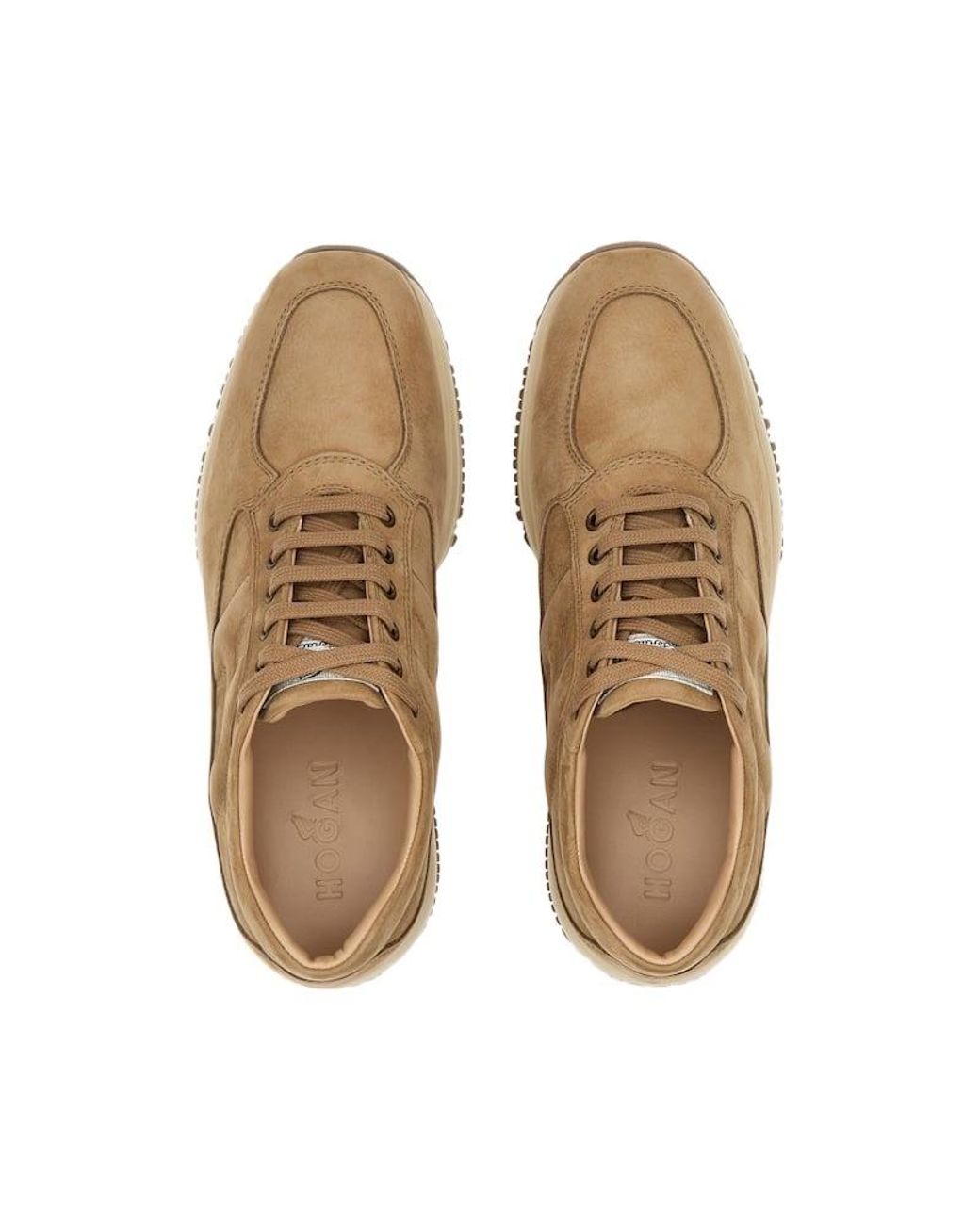Hogan Natural Interactive Lace-Up Sneakers