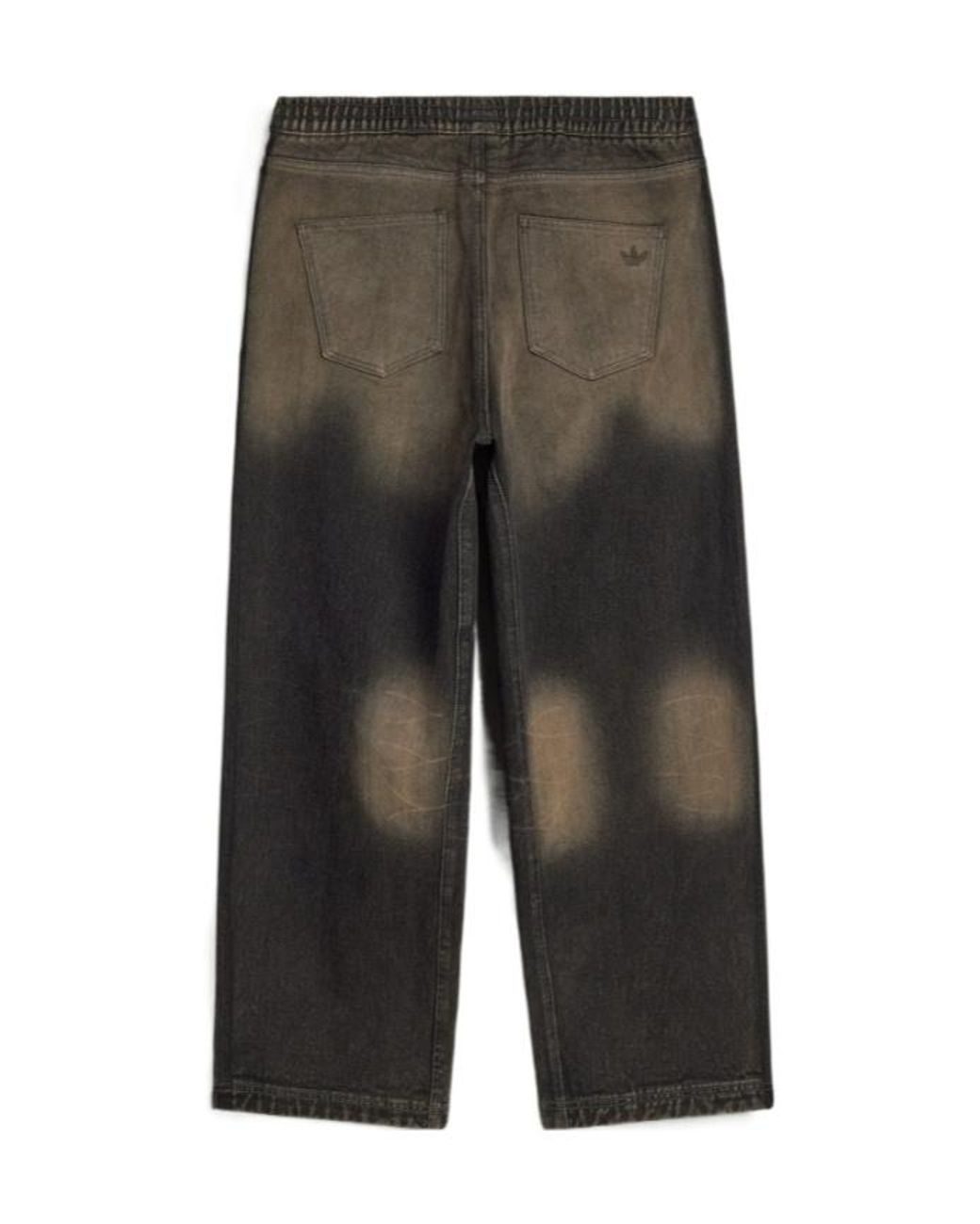 Adidas Gray Originals Avavav Wide-Leg Jeans