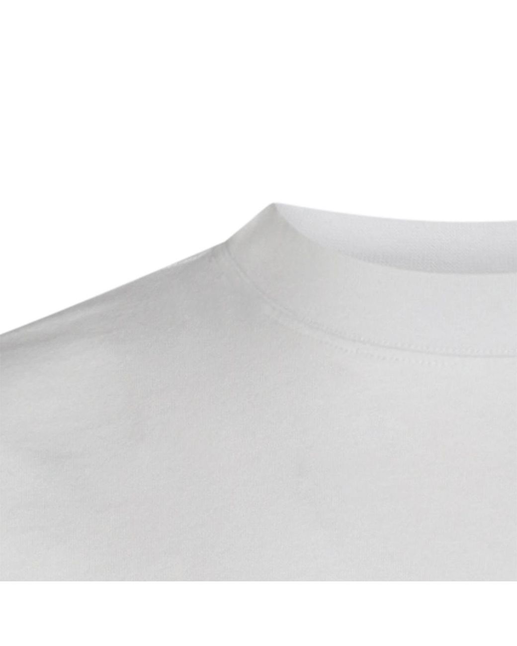 Balenciaga White 3B Liquefied Oversized T-Shirt for men