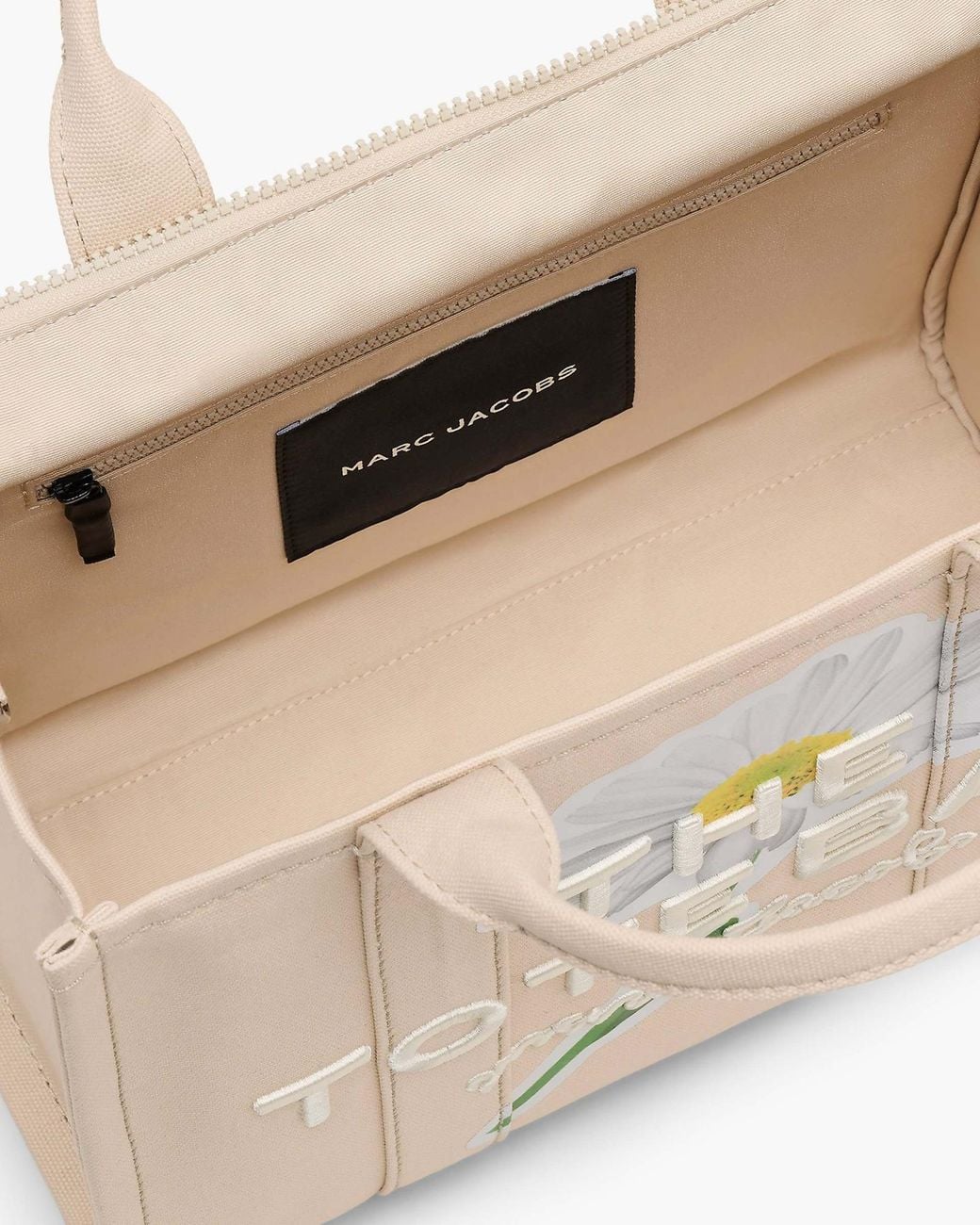 Marc Jacobs Multicolor The Daisy Script Medium Tote Bag