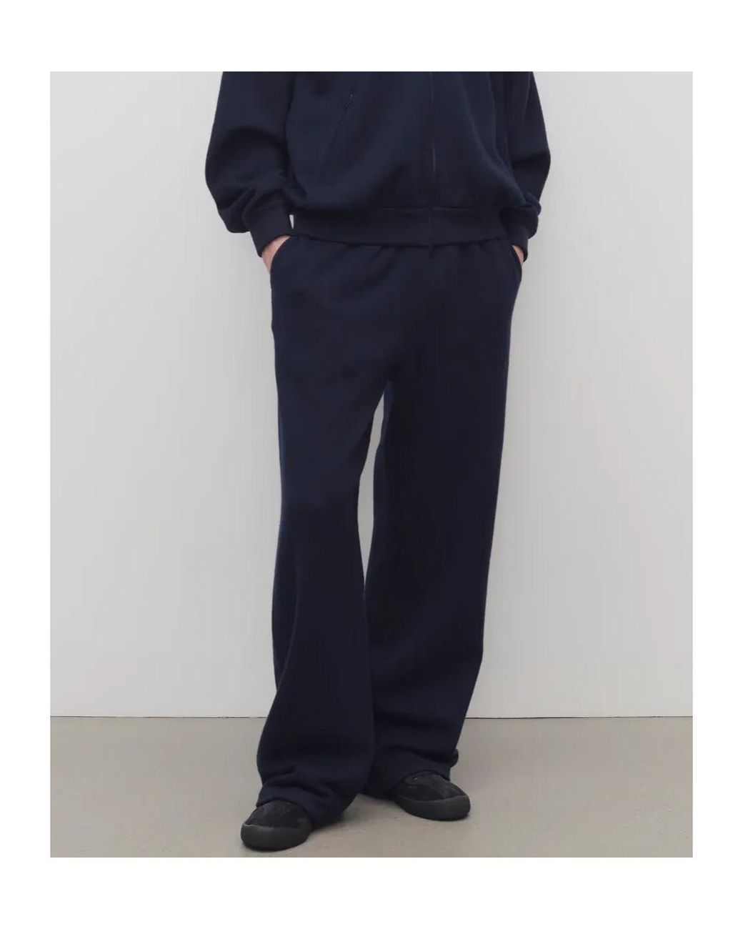The Row Blue Zaven Elasticated Trousers for men