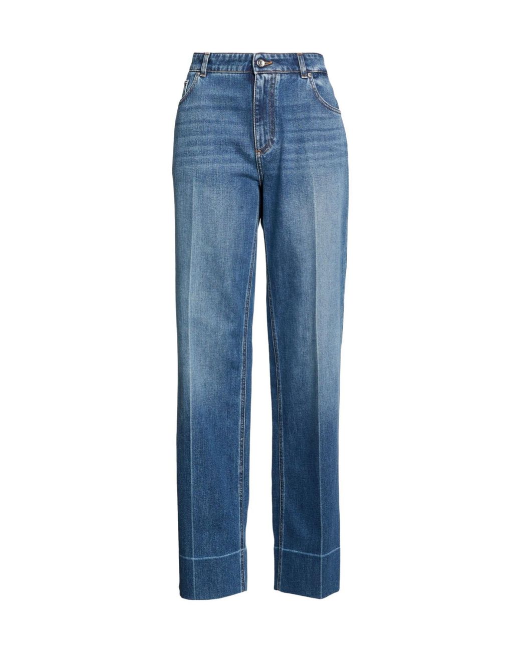 Dolce & Gabbana Blue Darkwash Straightleg Jeans
