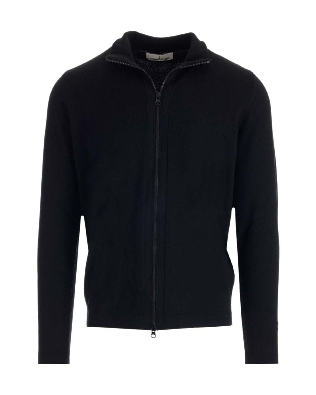 Stone Island Blue Stellina-Motif Cardigan for men