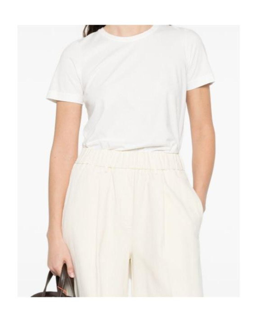 Forte_forte White Crew-Neck T-Shirt