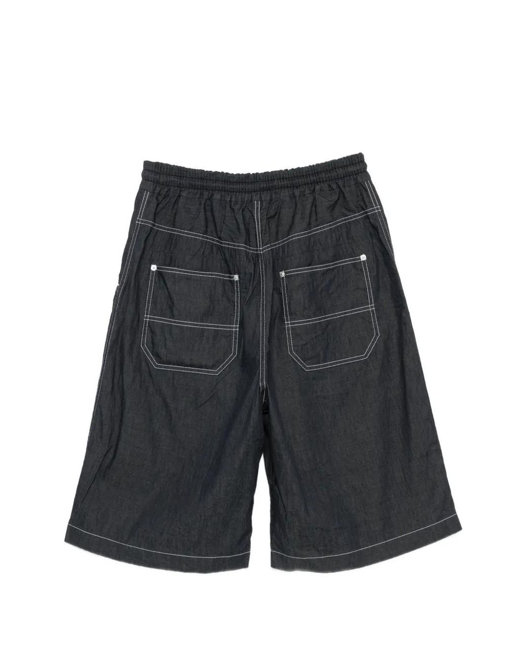 Comme des Garçons Black Elastic Waist Shorts for men