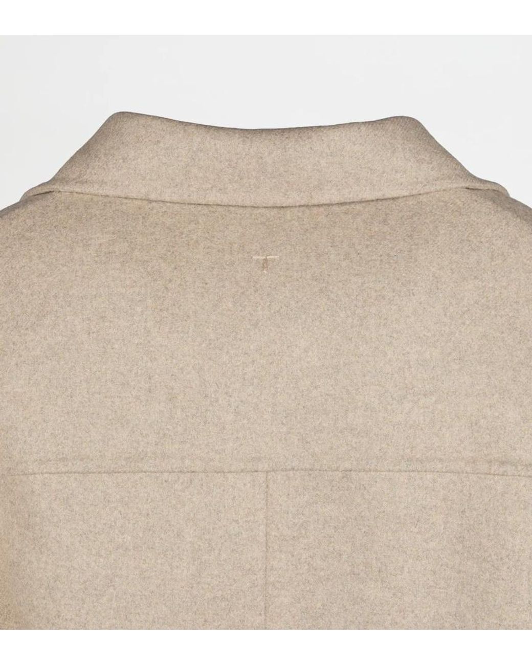 Tod's Natural Belted Hooded Jacket