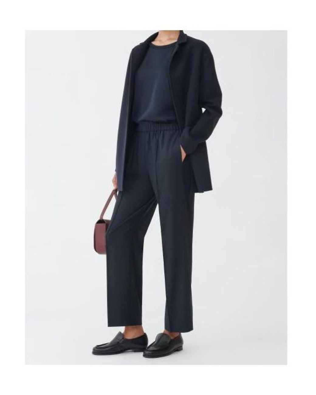 Fabiana Filippi Blue Long-Sleeve Coat