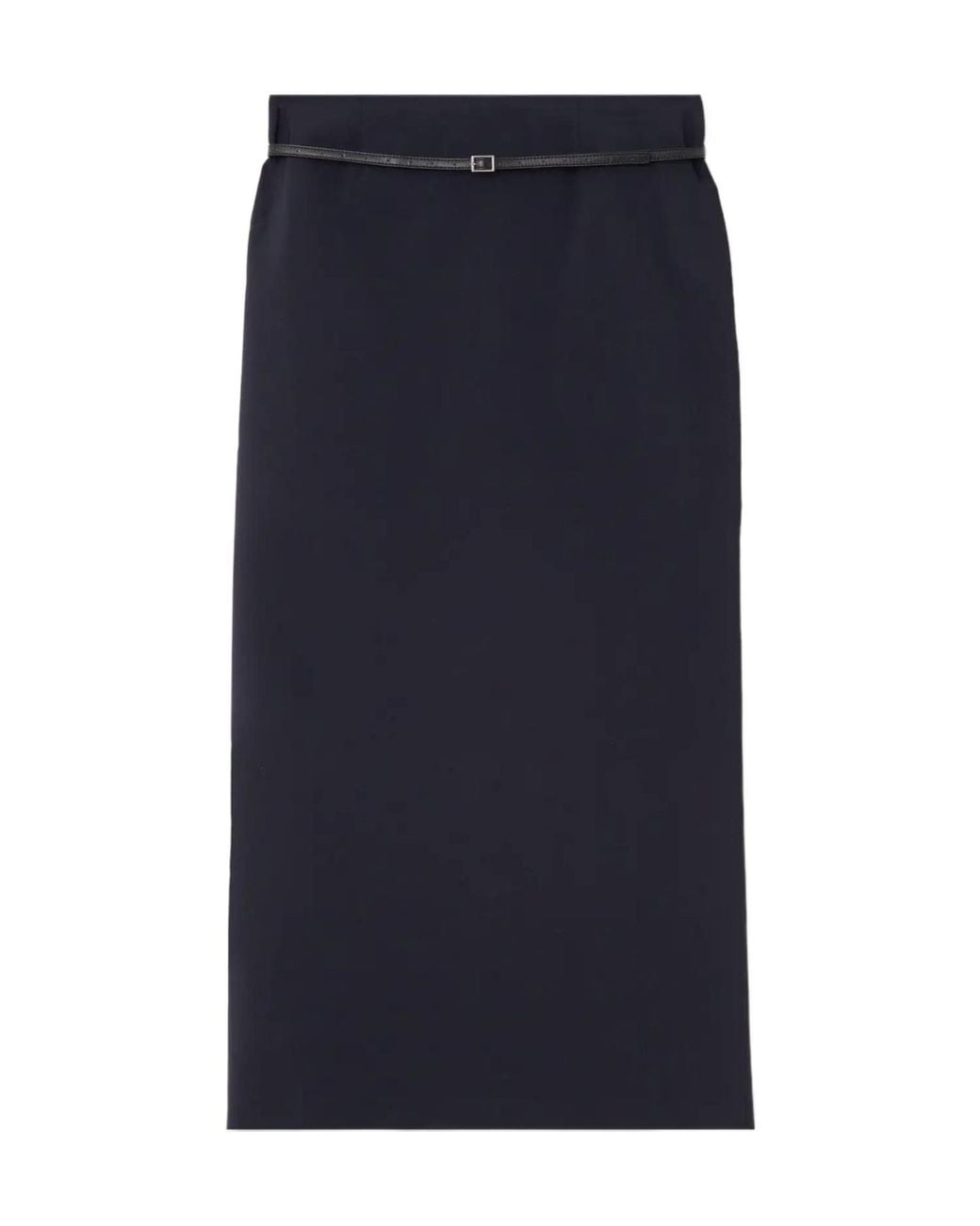 16Arlington Blue Delta Belted Maxi Skirt