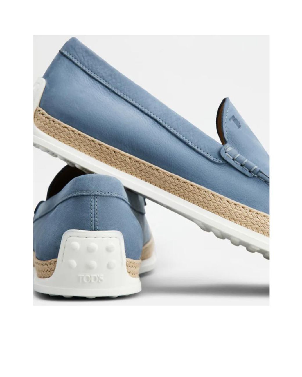 Tod's Blue Nuova Pantofola Slip-On Loafers for men