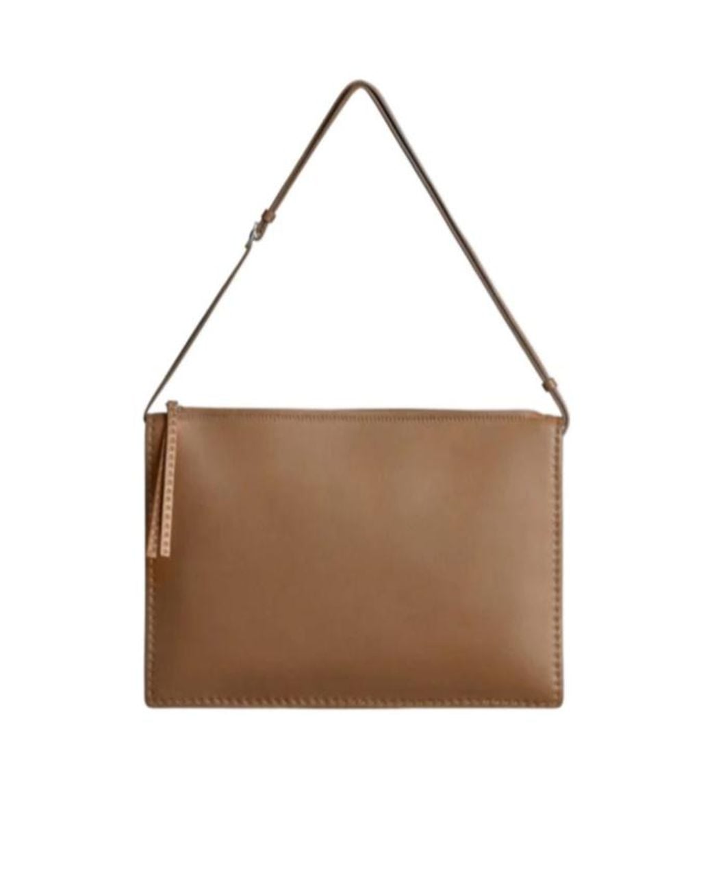 Phoebe Philo Brown Flap Shoulder Bag