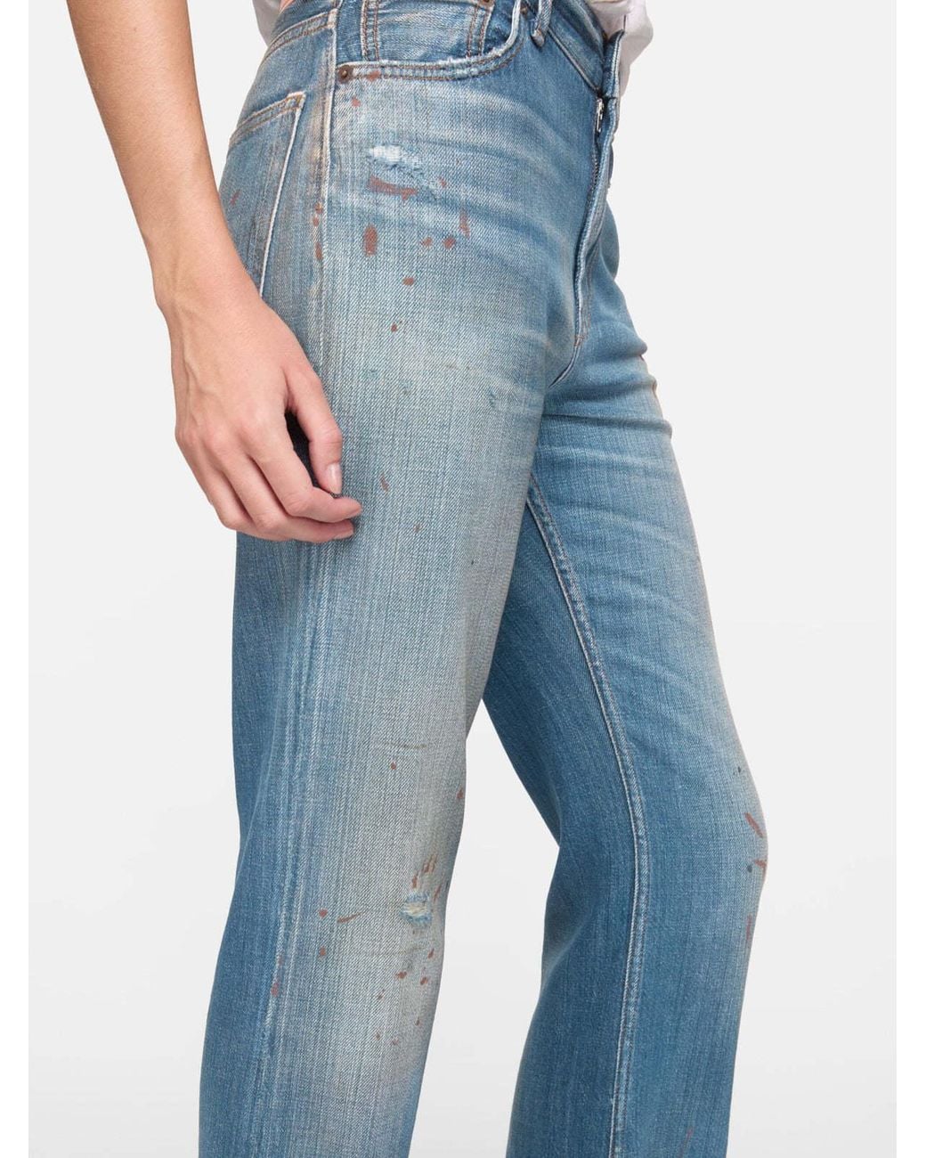 Acne Blue 2025F Fitted Jeans