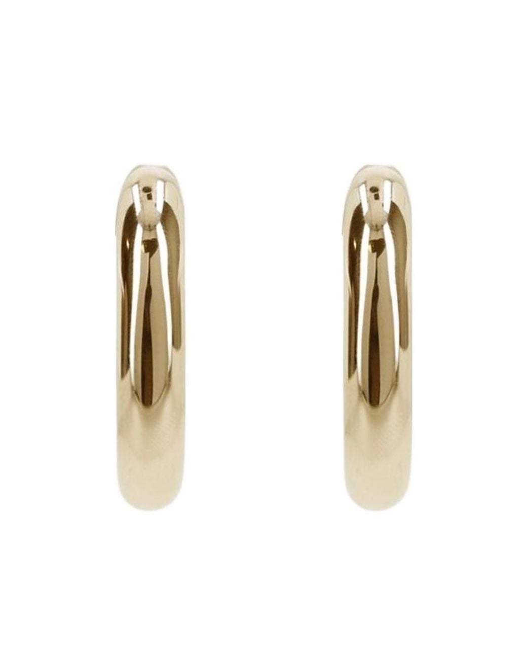 Rabanne Metallic Rabanne Xl Link Hoop Earrings