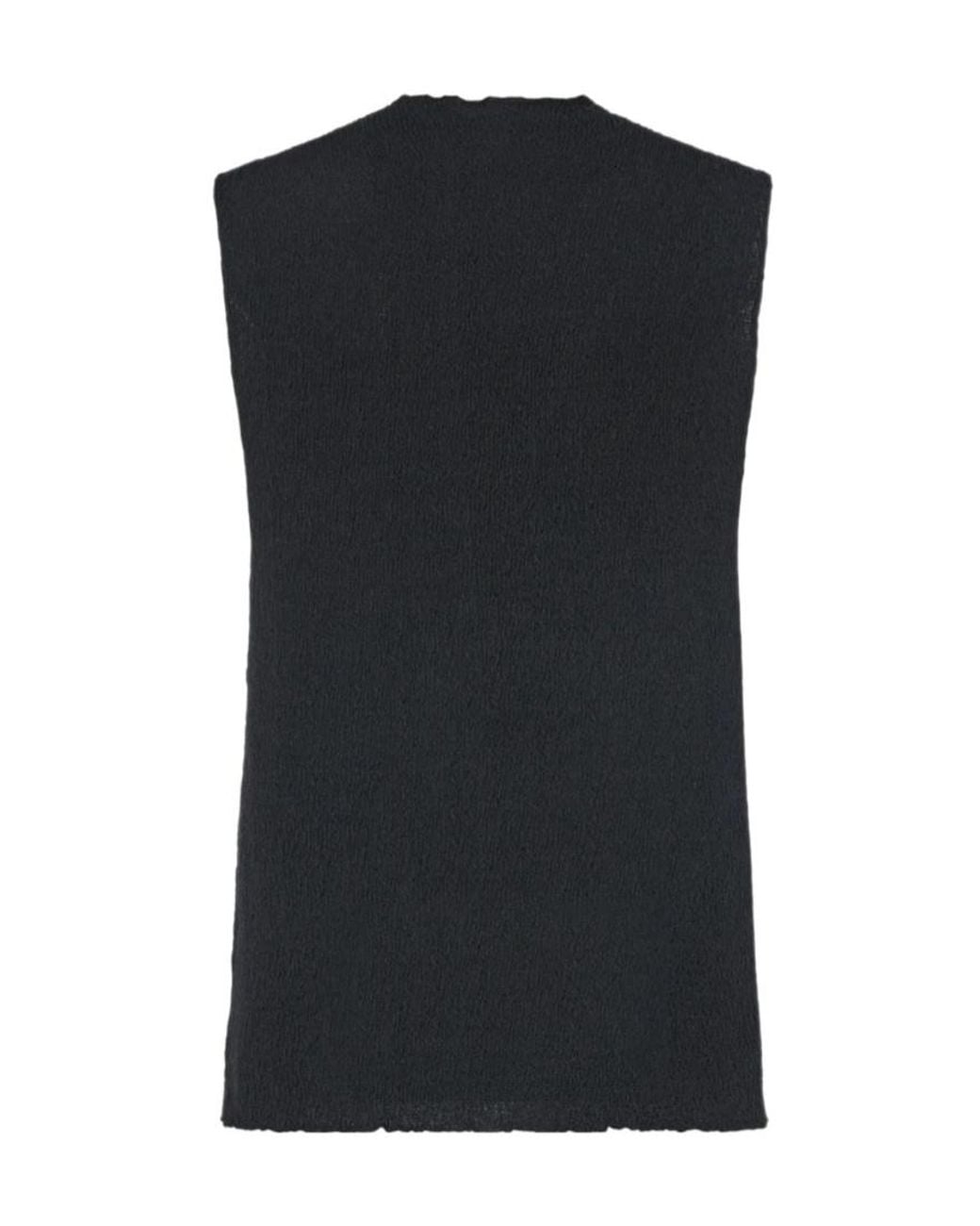 The Row Black Oakson Top