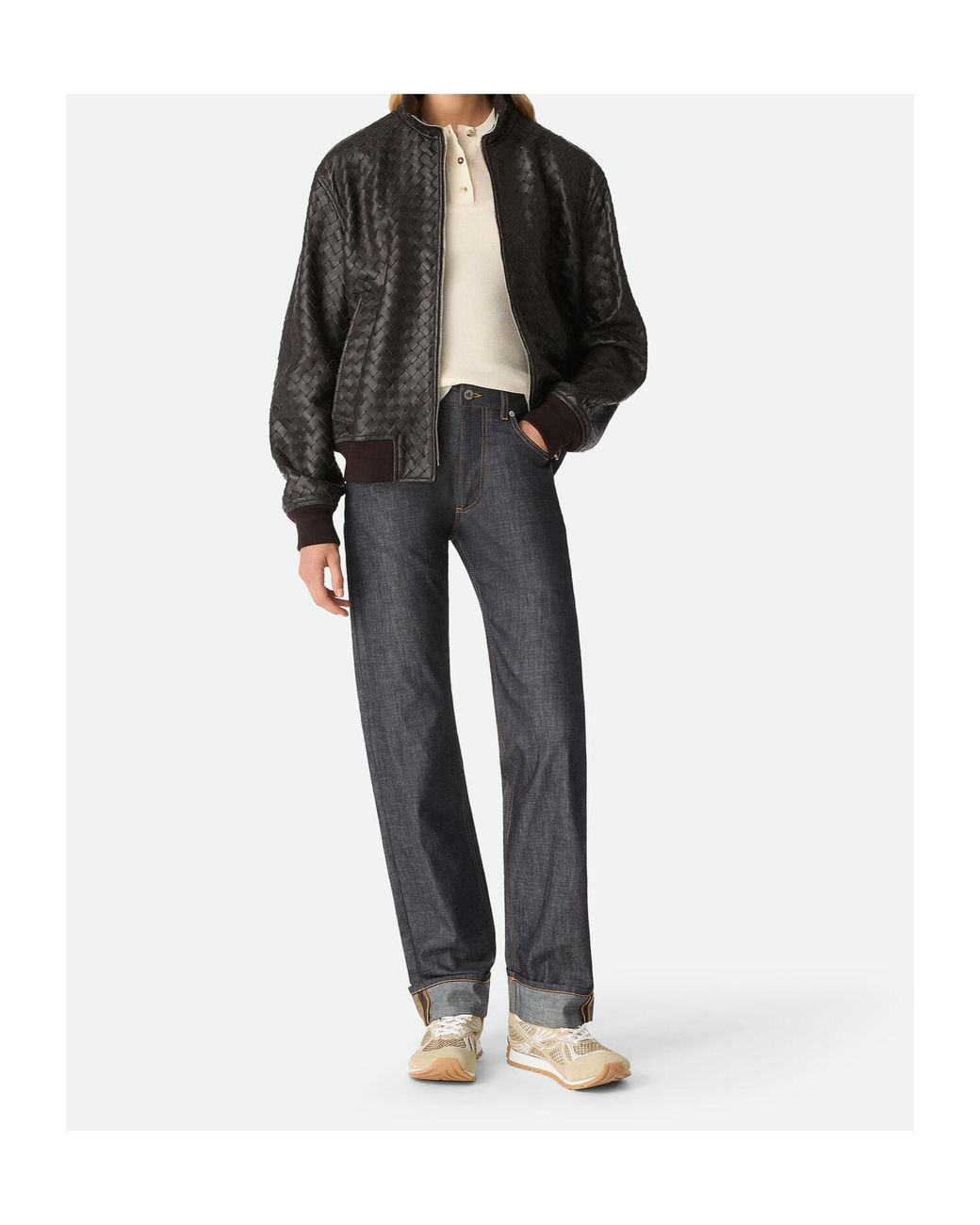 Bottega Veneta Natural "Orbit" Sneakers