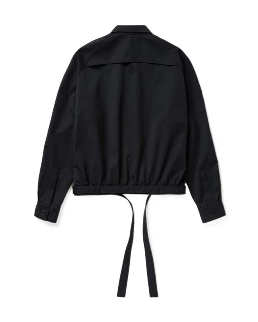 1989 STUDIO Black Belted Shirt Jacket