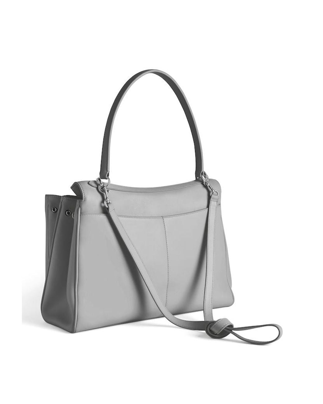 Balenciaga Gray Rodeo Handbag Medium