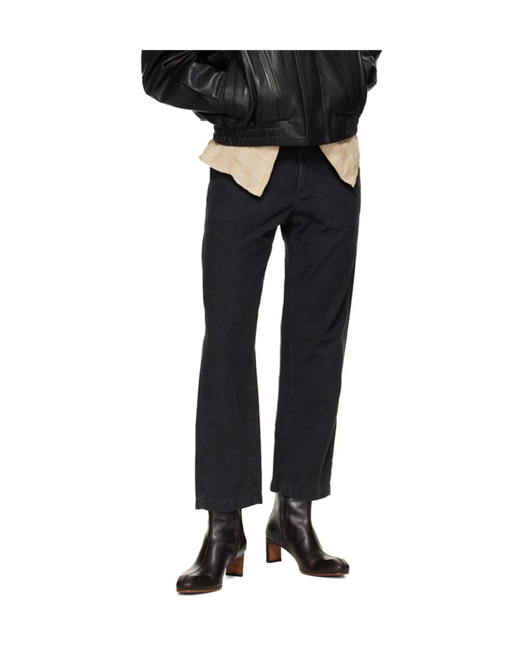 Citizens of Humanity Black Casual Pants With Belt Loops