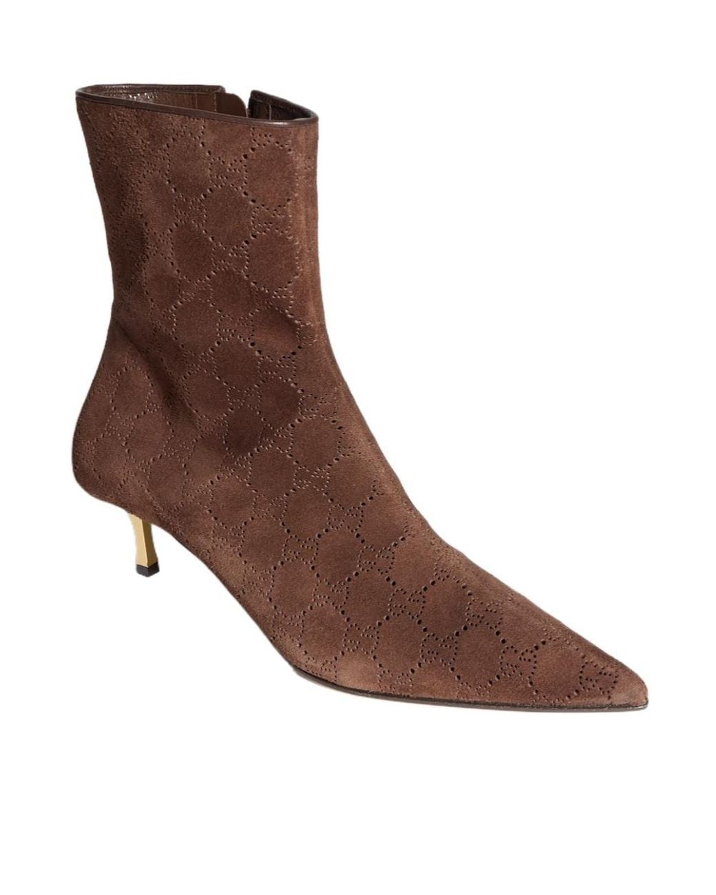 Gucci Brown Bombshell Bootie