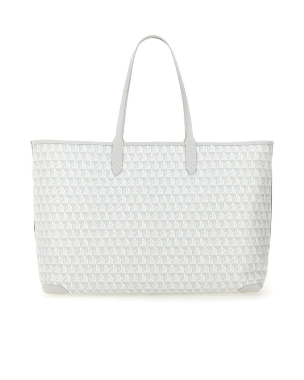 Anya Hindmarch Metallic I Am A Plastic Bag Wink Tote Cowhide