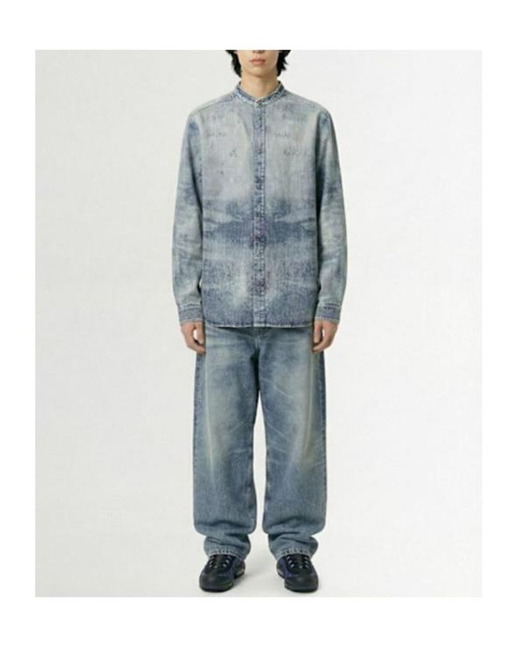 DIESEL Blue 1997 Loose Cotton Blend Denim Jeans for men