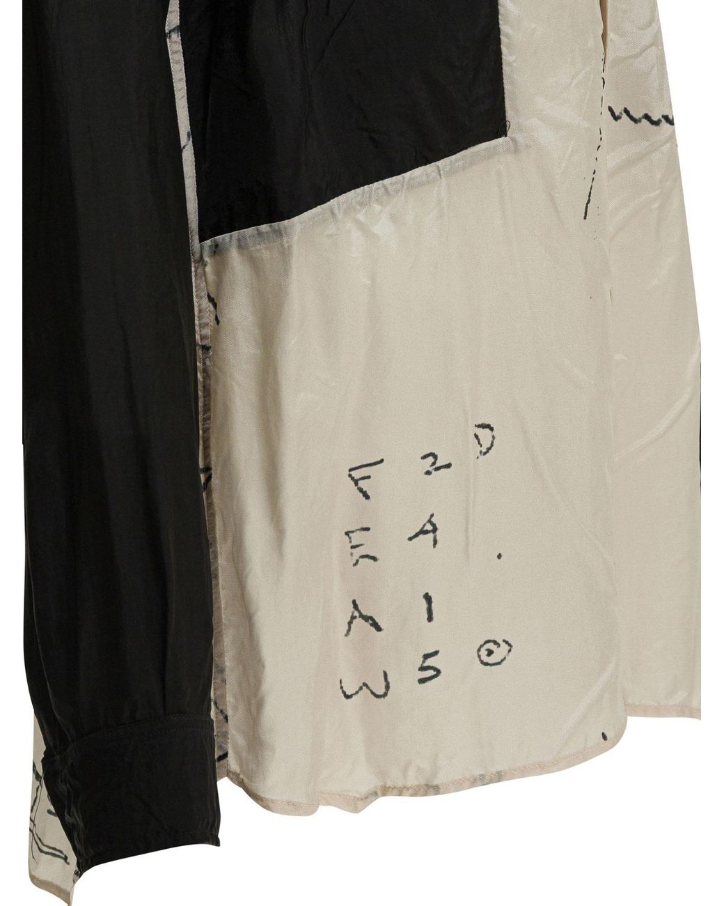 Rick Owens Black Long-Sleeved Shirt