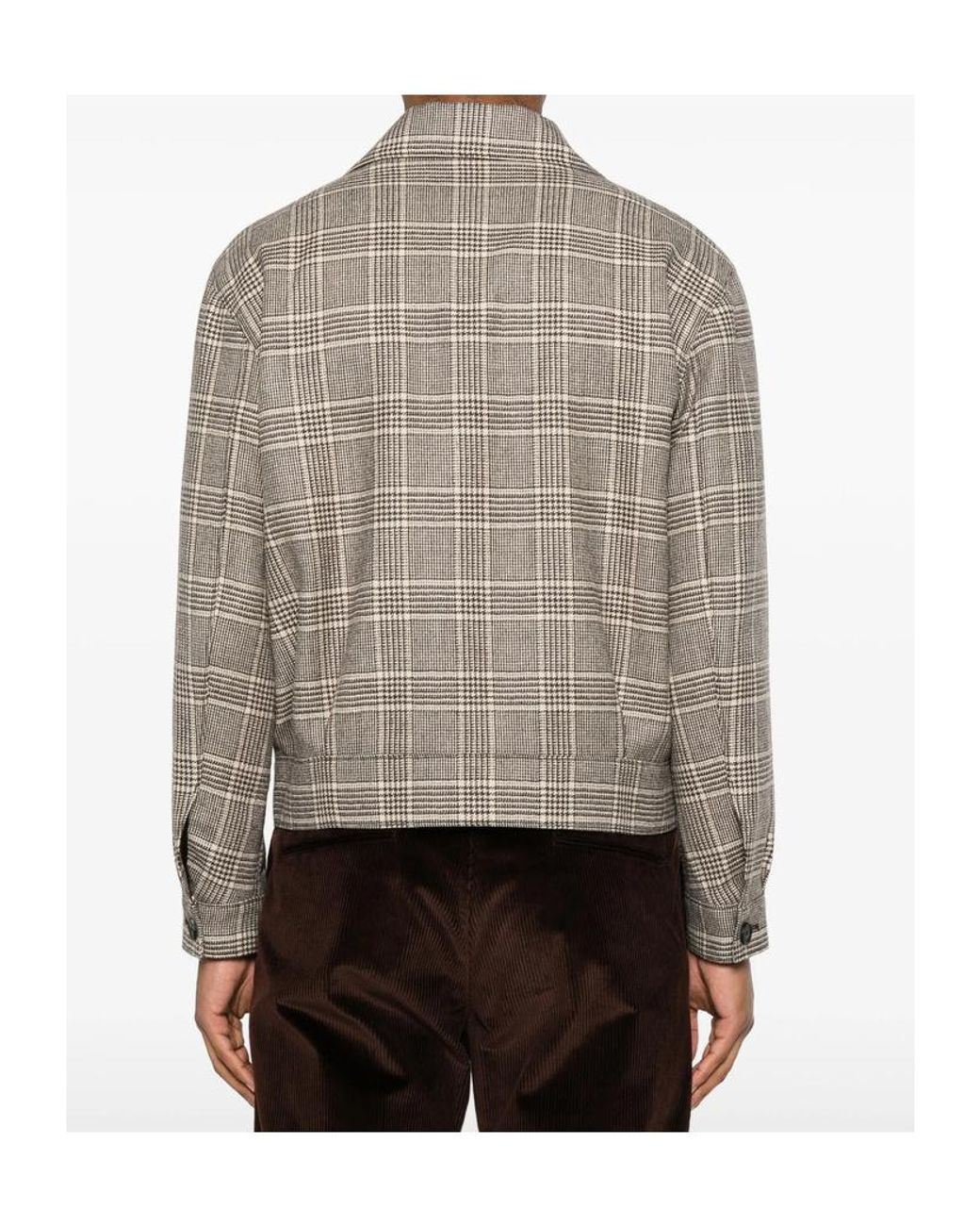 Tagliatore Brown Single-Breasted Casual Jacket for men