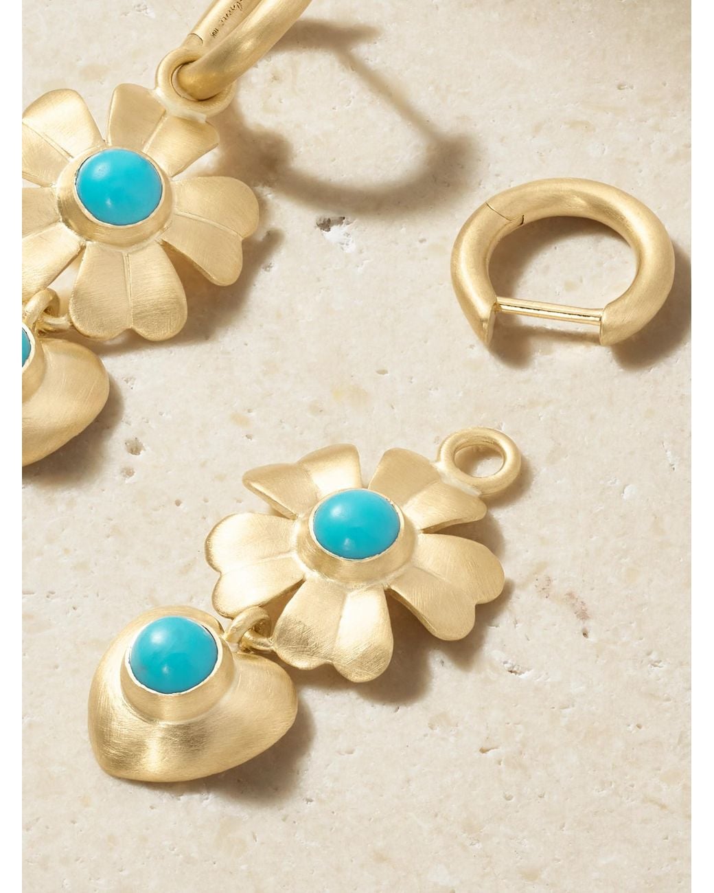 Irene Neuwirth Metallic 18-Karat Earrings