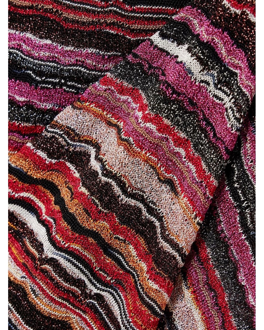 Missoni Red Striped Dress