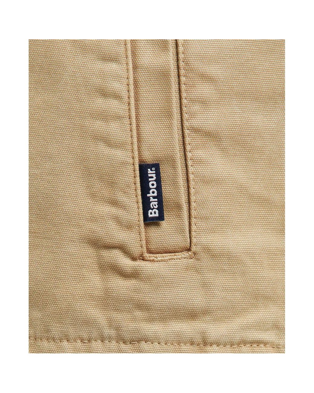 Barbour Natural Button-Down Shirt Jacket for men