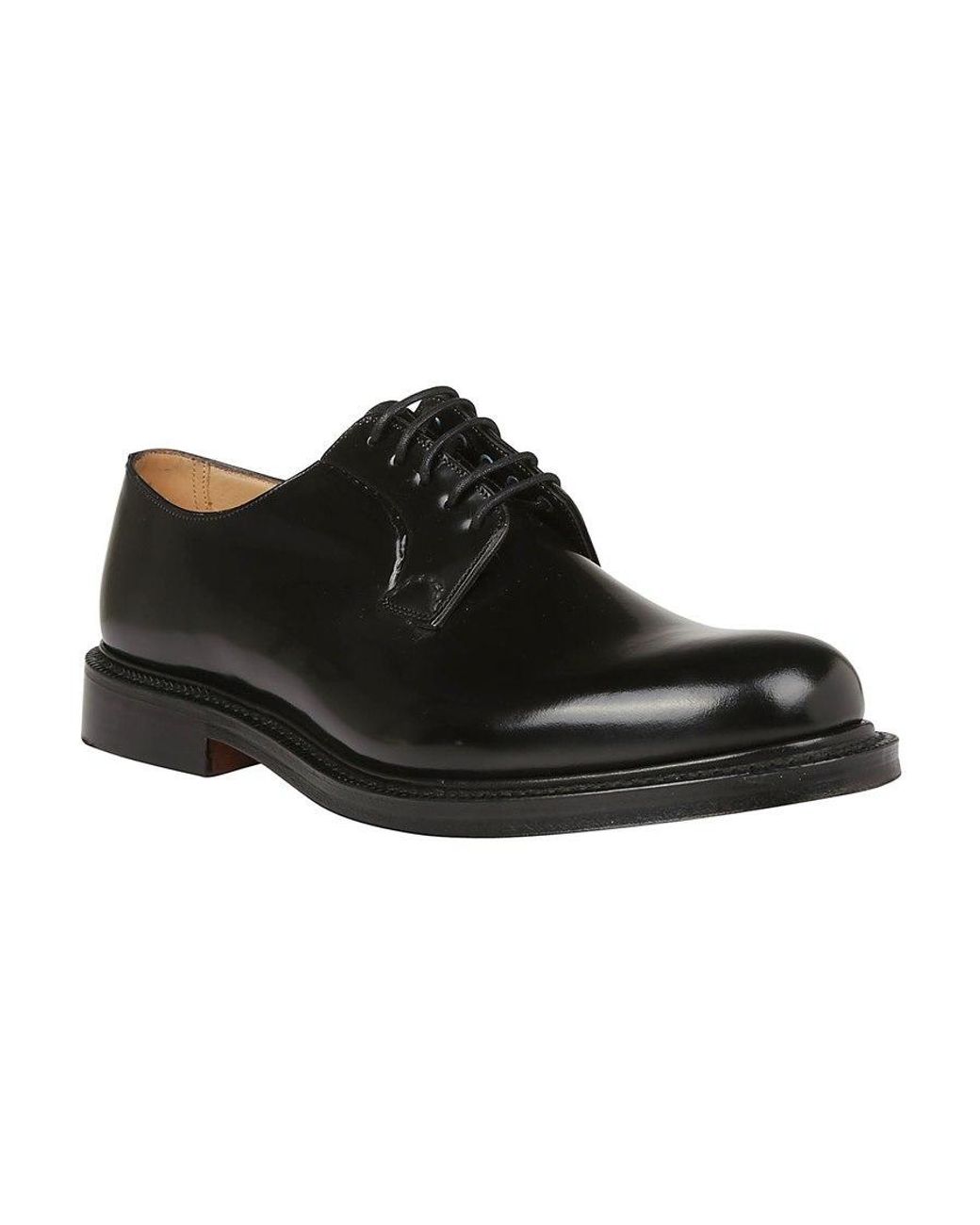 Church's Black Shannon Lace-Up Derby Shoes for men