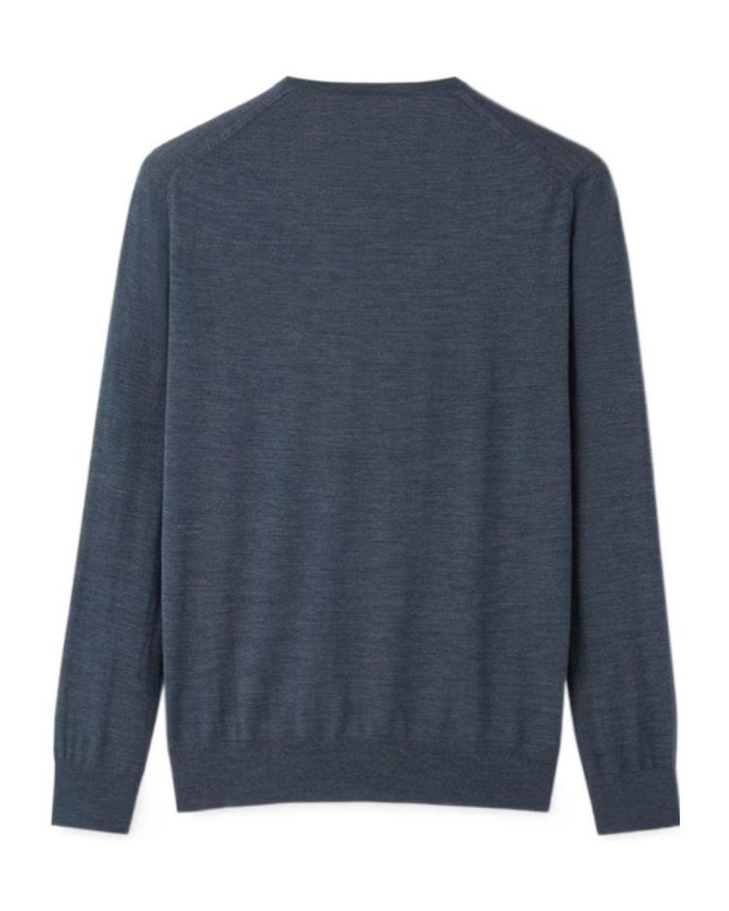 Loro Piana Blue T-Shirt Crewneck for men