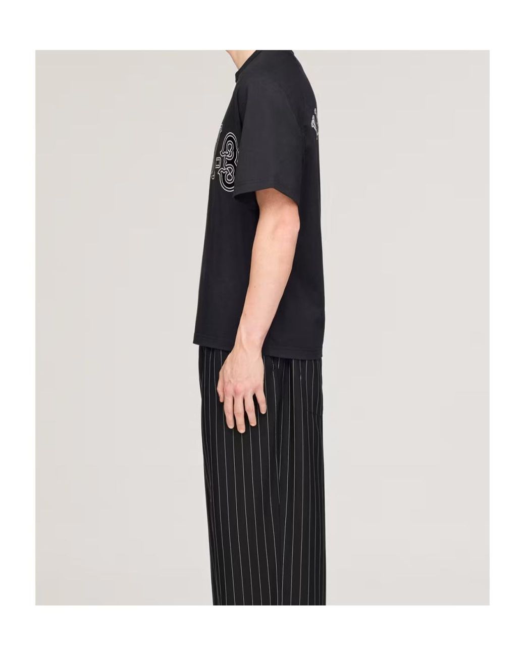 Y-3 Black Elite 5-Gfx Short-Sleeve T-Shirt for men