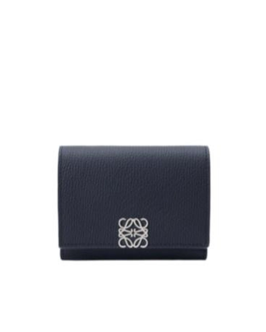 Loewe Blue Anagram Trifold Wallet