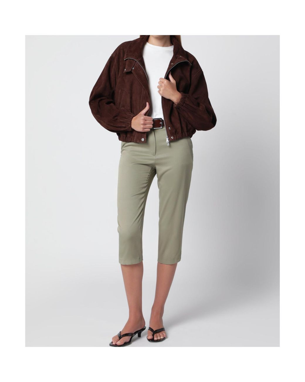 Nour Hammour Red Bomber Jacket